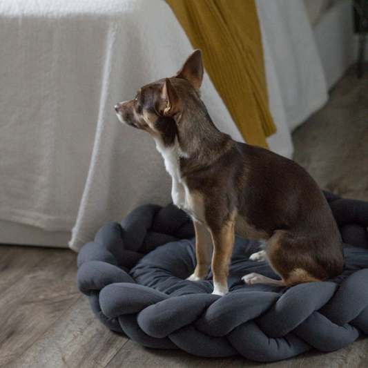 Braided Calming Dog Bed